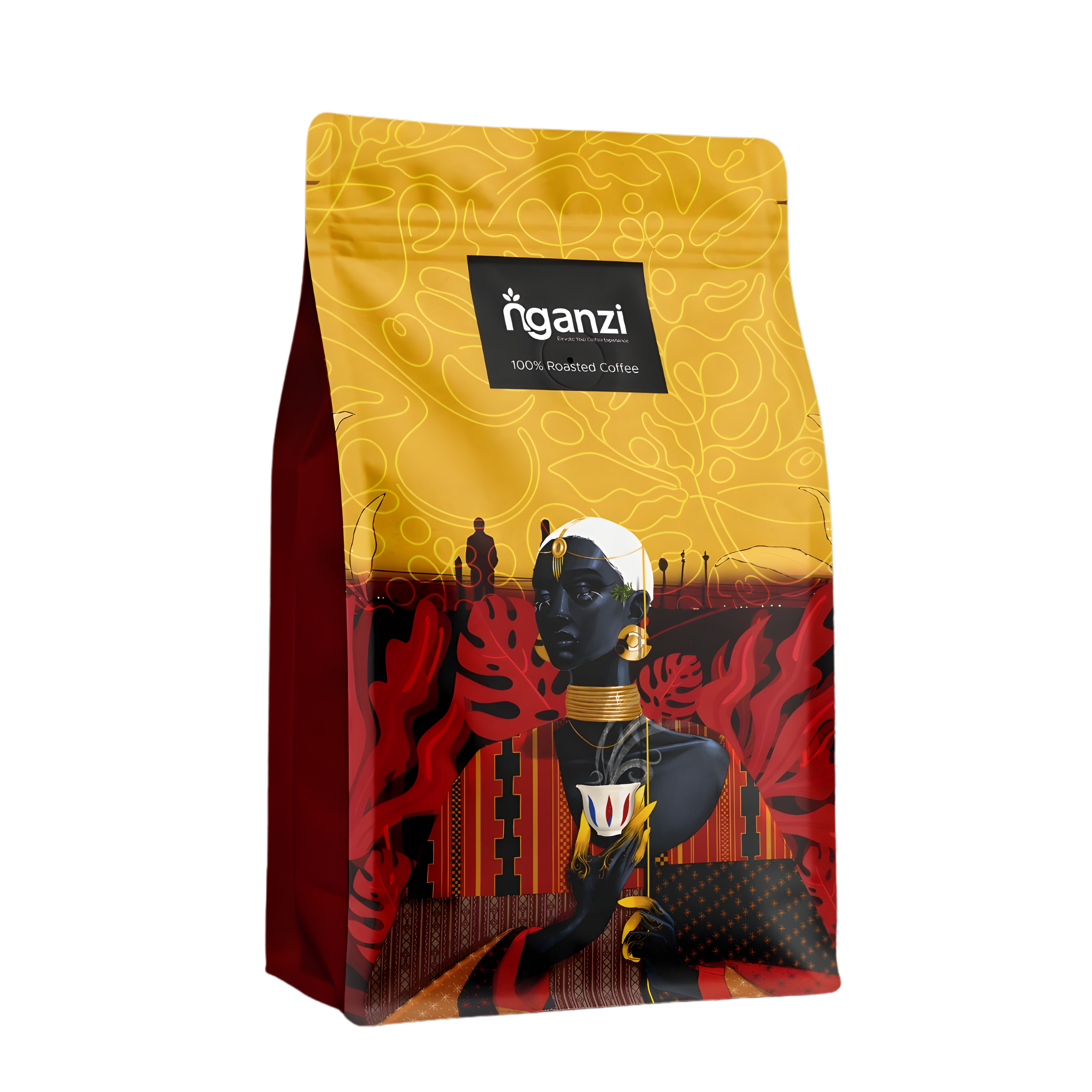 Nganzi Medium Roast coffee bag
